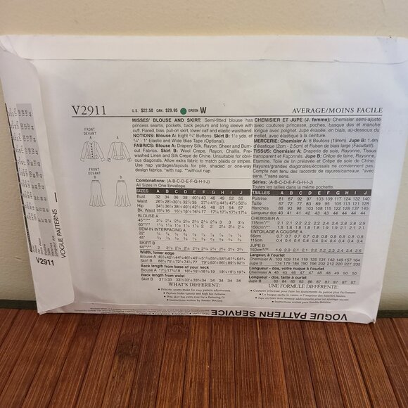 Vintage Vogue Today's Fit  Sandra Betzina Patterns - Three - Picture 5 of 15